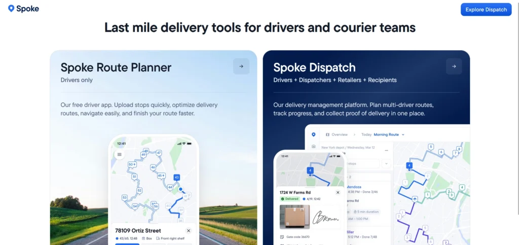 logistics software - Spoke