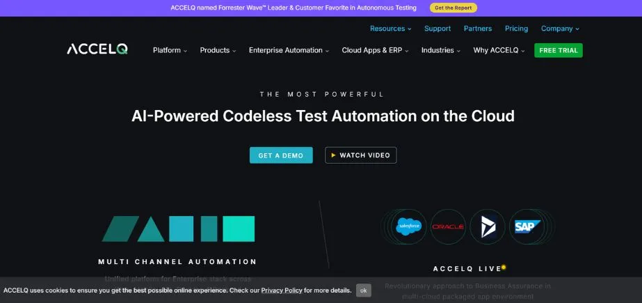 ACCELQ - Salesforce Automation Software