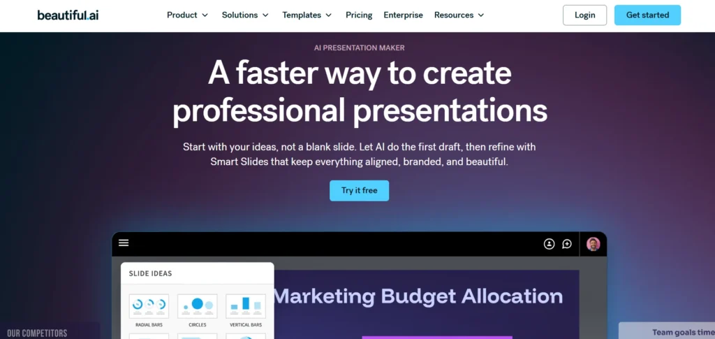 AI Presentation Tool - Beautiful.ai
