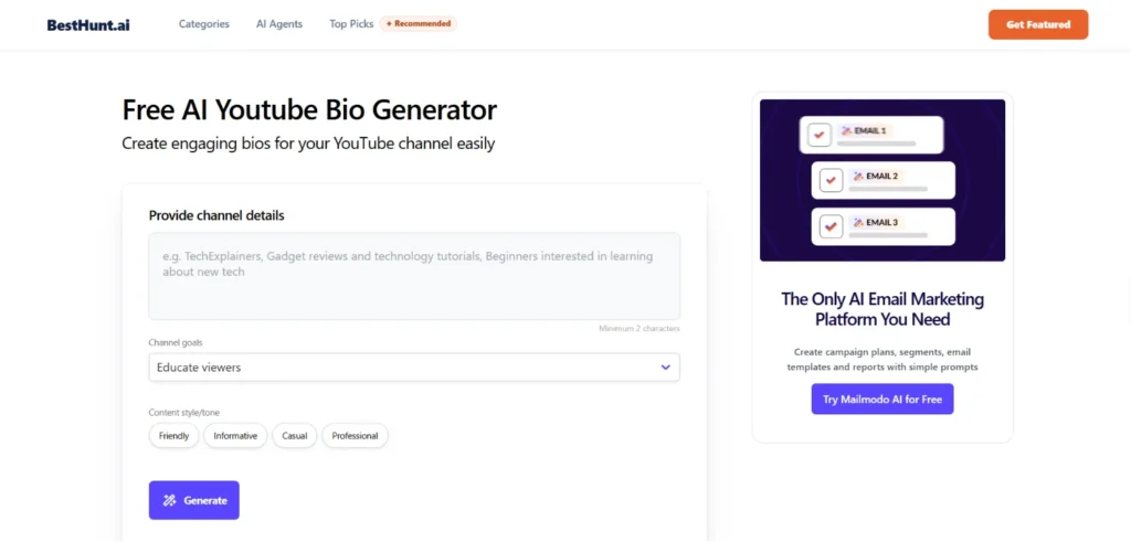 15 Best YouTube SEO Tools (Free & Paid) to Rank Videos Faster in 2026 YouTube SEO Tool - BestHunt.ai