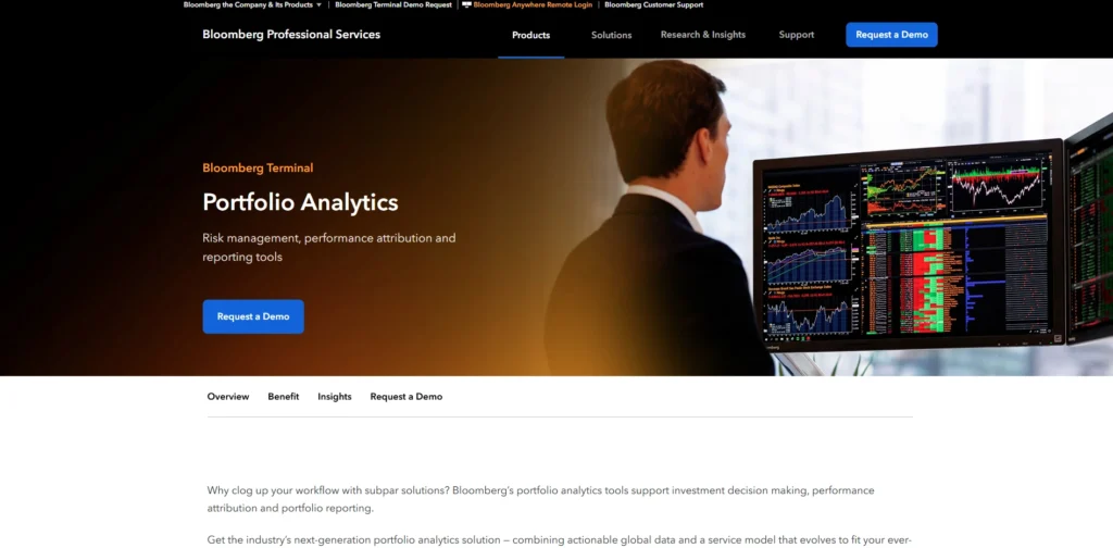 Portfolio Management Software-Bloomberg PORT