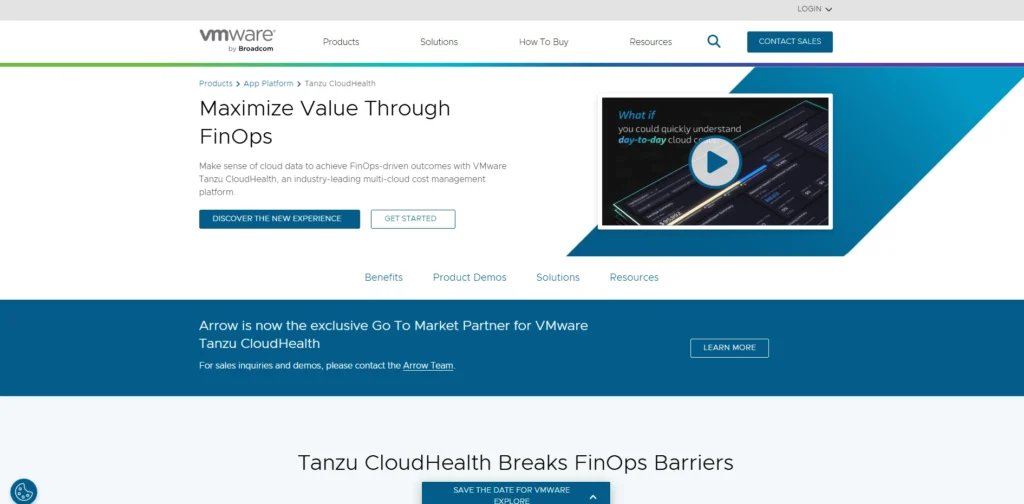 Cloud Cost Management Tools-CloudHealth by VMware