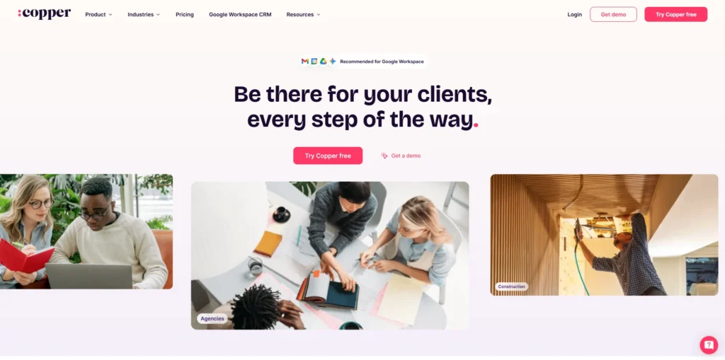 CRM Software for Startups - Copper