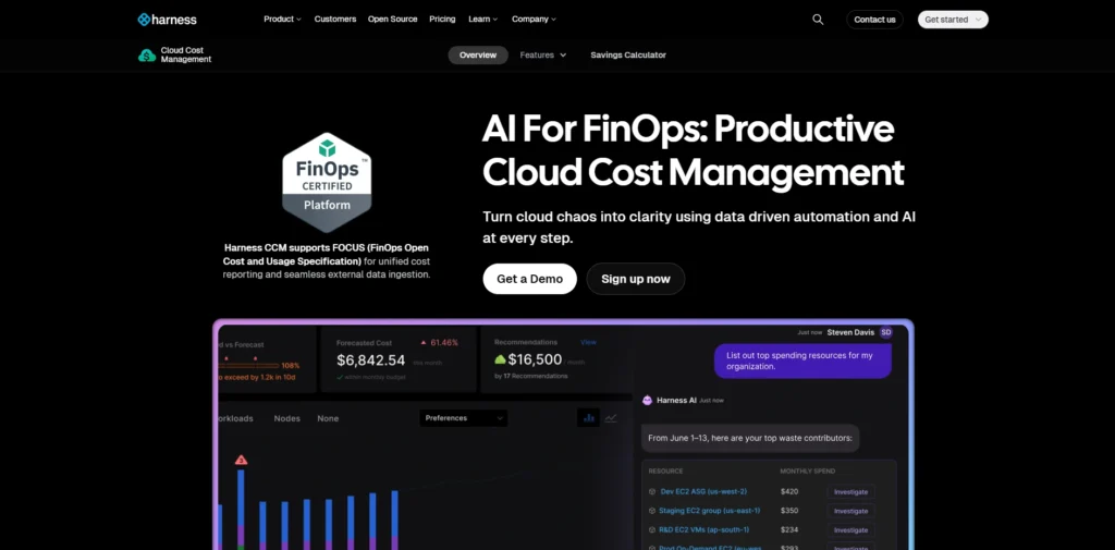 Cloud Cost Management Tools- Harness Cloud Cost Management