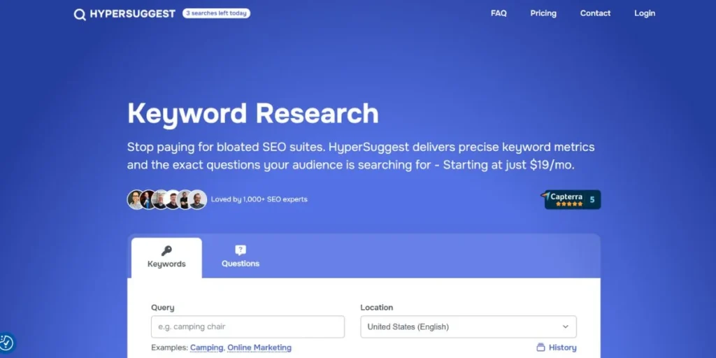 HyperSuggest - YouTube SEO Tools