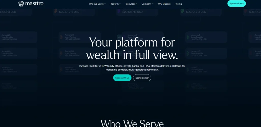 Portfolio Management Software-Masttro