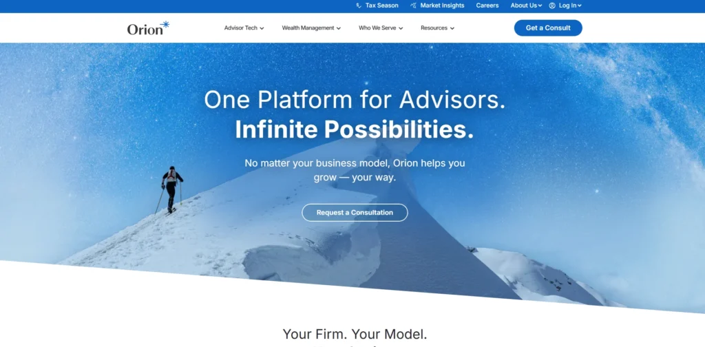 Portfolio Management Software-Orion Advisor Solutions
