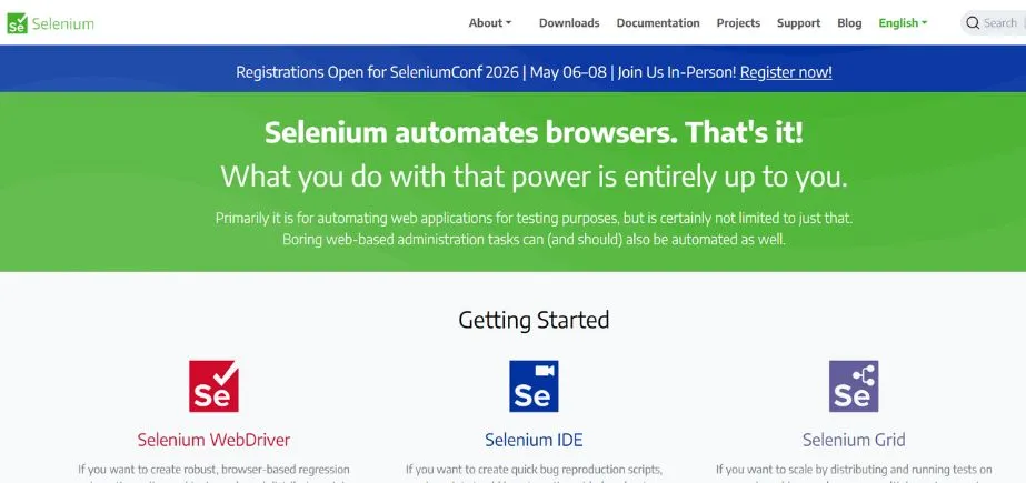 Selenium - Salesforce Automation Software