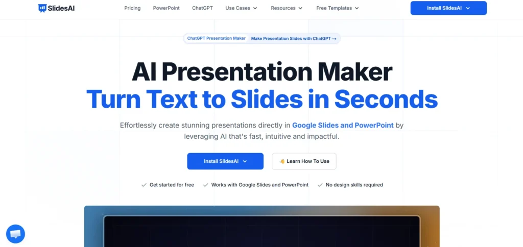 AI Presentation Tool - SlidesAI