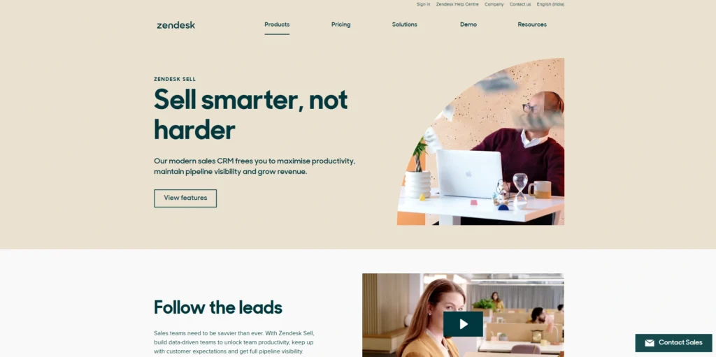 CRM Software for Startups - Zendesk Sell