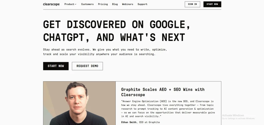 Content Optimization Tools-Clearscope