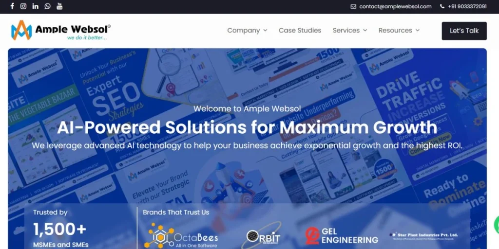 Ample WebSol - Digital Marketing Companies in Vadodara