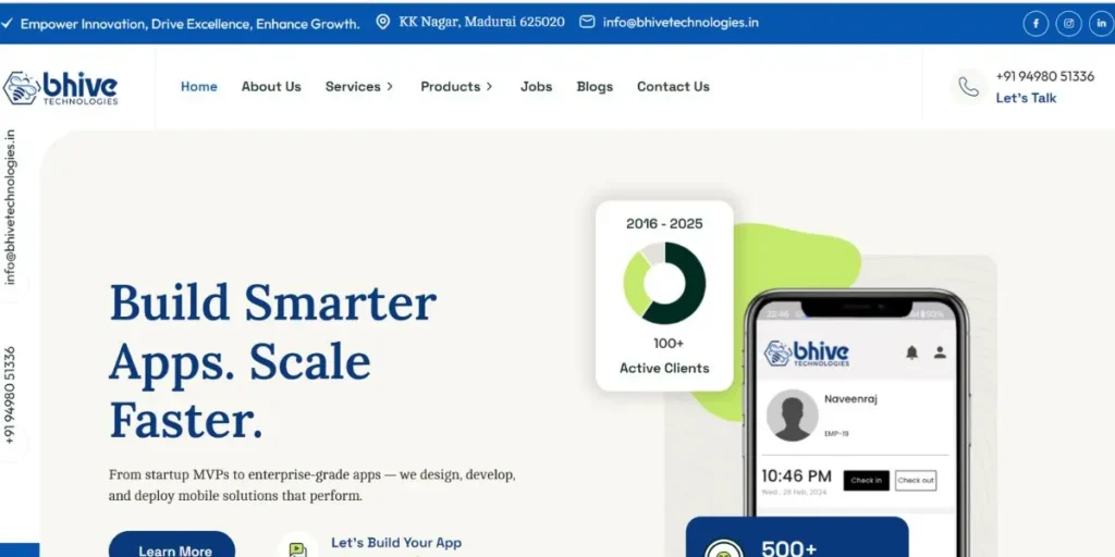 Bhive Technologies - IT Companies in Madurai