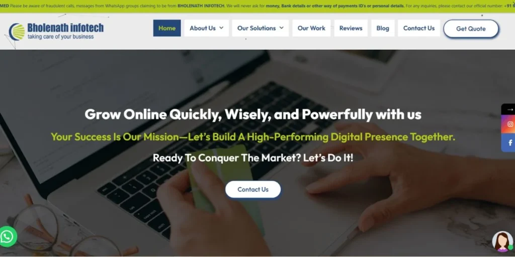 Bholenath Infotech - Digital Marketing Company in Amritsar