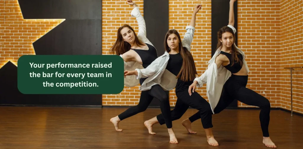 Comments for Dance Performance