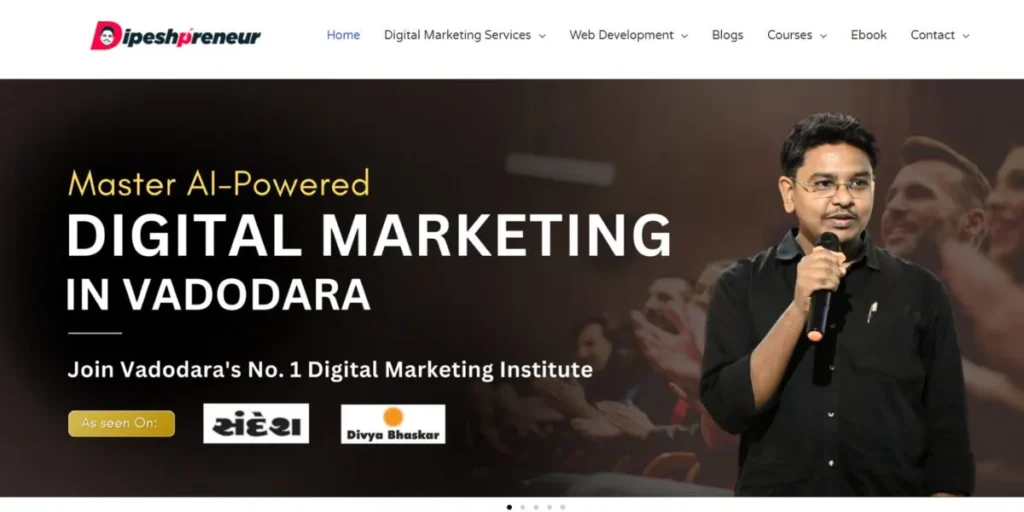 Dipeshpreneur - Digital Marketing Companies in Vadodara