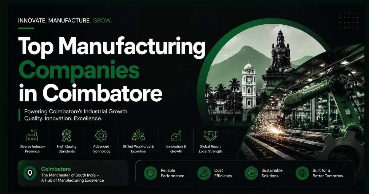 Manufacturing Companies in Coimbatore