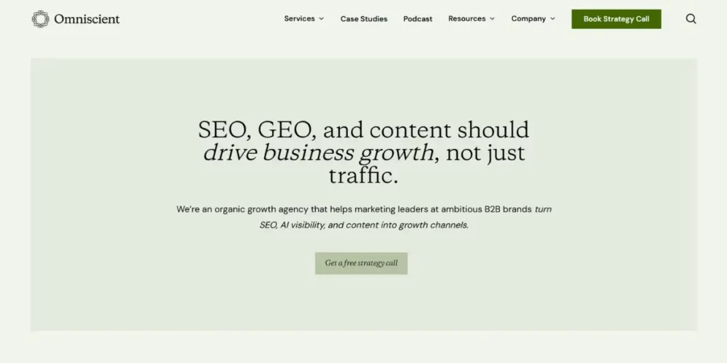 Omniscient Digital - Digital Marketing Agencies for SaaS Companies