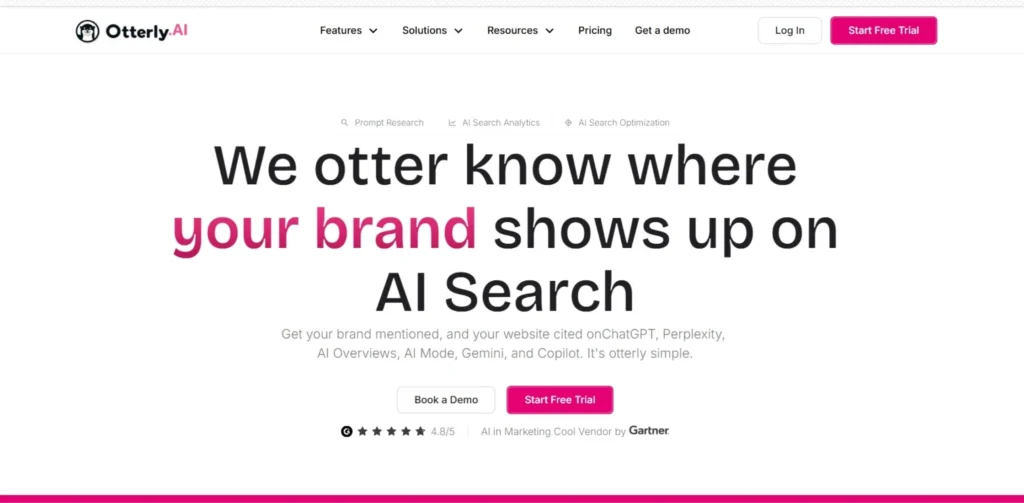 AI Visibility Monitoring Tools - Otterly AI