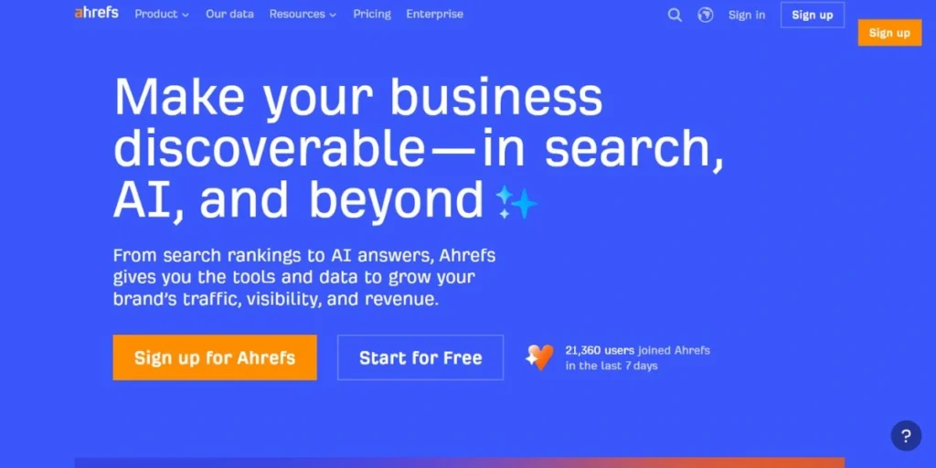Ahrefs - Backlink Audit Tools