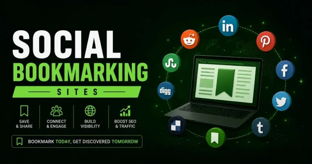 200+ Best Social Bookmarking Sites List (2026)- High DA, Free & Dofollow for SEO
