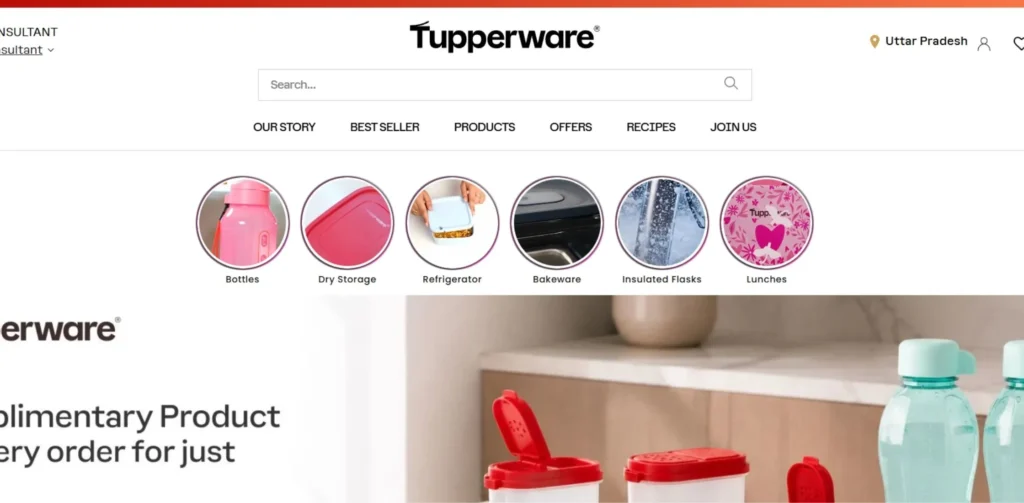 Direct Selling Companies in India - Tupperware India