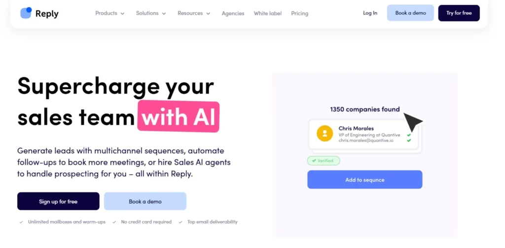12 Best Email Outreach Tools in 2026: Cold Email, Automation & Deliverability Compared Email Outreach Tools - Reply.io