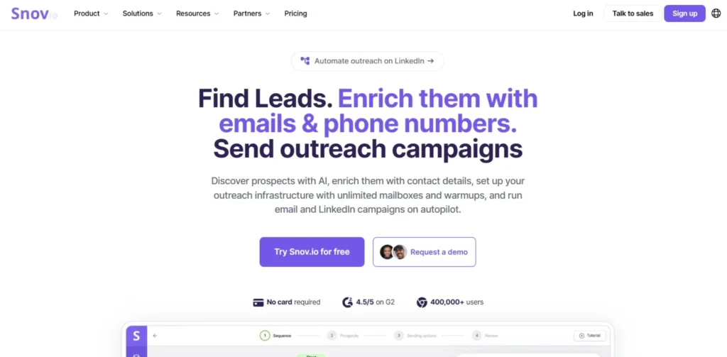 12 Best Email Outreach Tools in 2026: Cold Email, Automation & Deliverability Compared Email Outreach Tools - Snov.io
