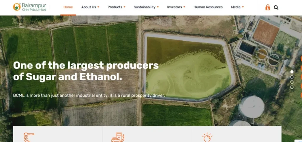 Ethanol Manufacturing Companies in India - Balrampur Chini Mills Limited