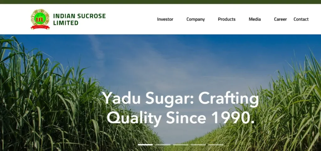 Ethanol Manufacturing Companies in India - Indian Sucrose Limited