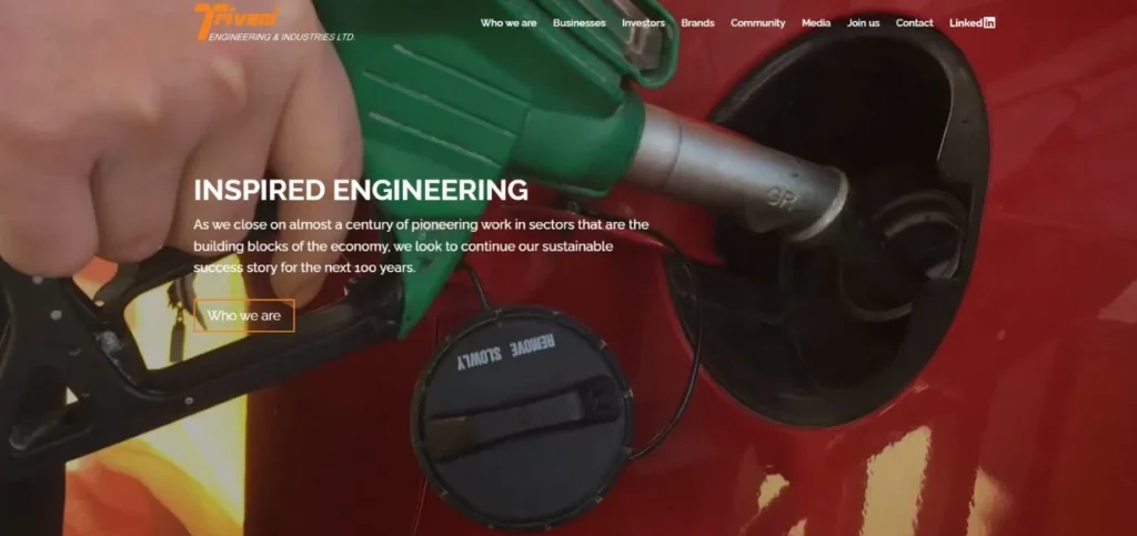 Ethanol Manufacturing Companies in India - Triveni Engineering & Industries Limited