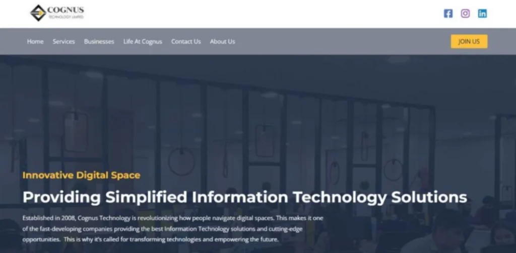 IT Companies in Udaipur - Cognus Technology