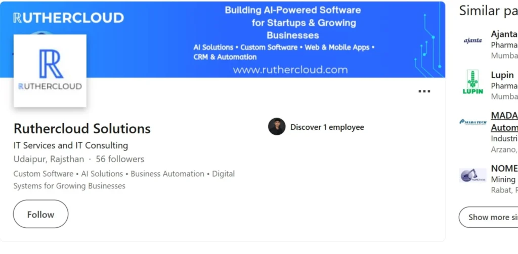 IT Companies in Udaipur - RutherCloud Solutions