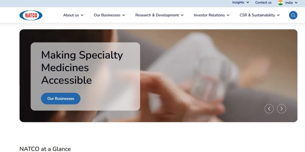 Natco Pharma - Pharmaceutical Companies in India