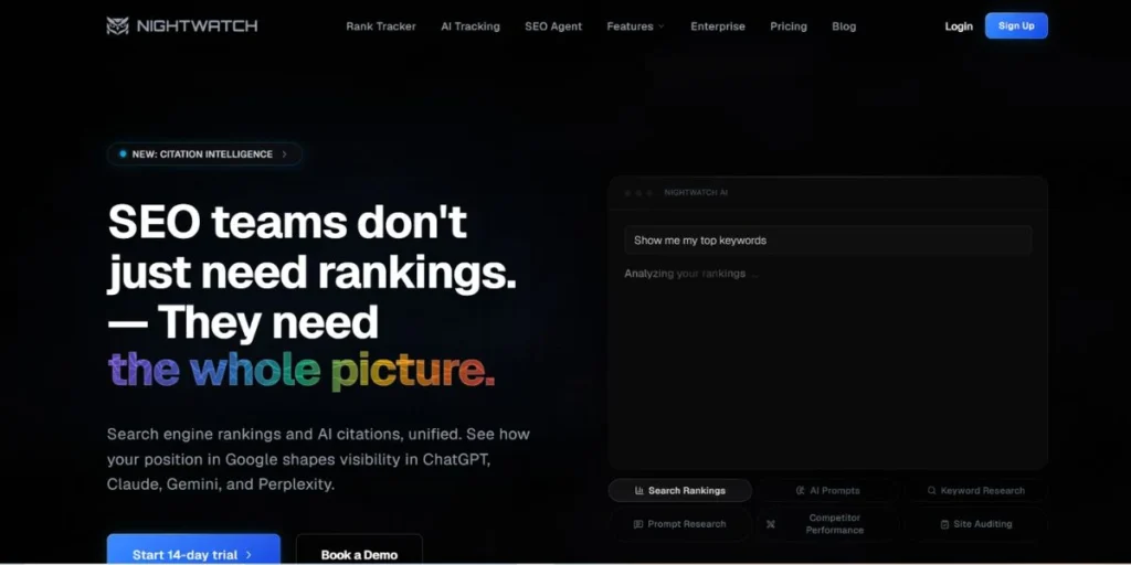 14 Best Rank Tracking Software in 2026: AI Search, Local SEO & SERP Feature Tracking Compared Nightwatch - Rank Tracking Software
