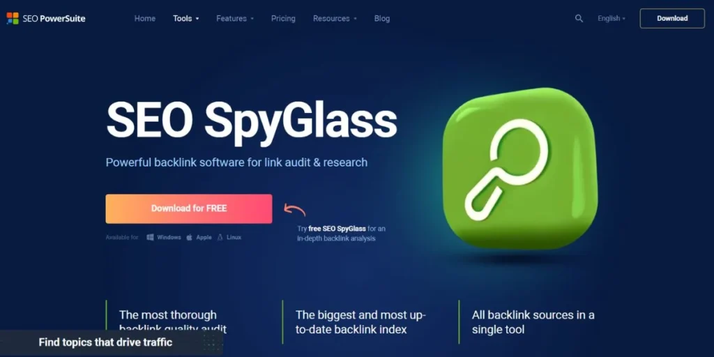 SEO SpyGlass (SEO PowerSuite) - Backlink Audit Tools