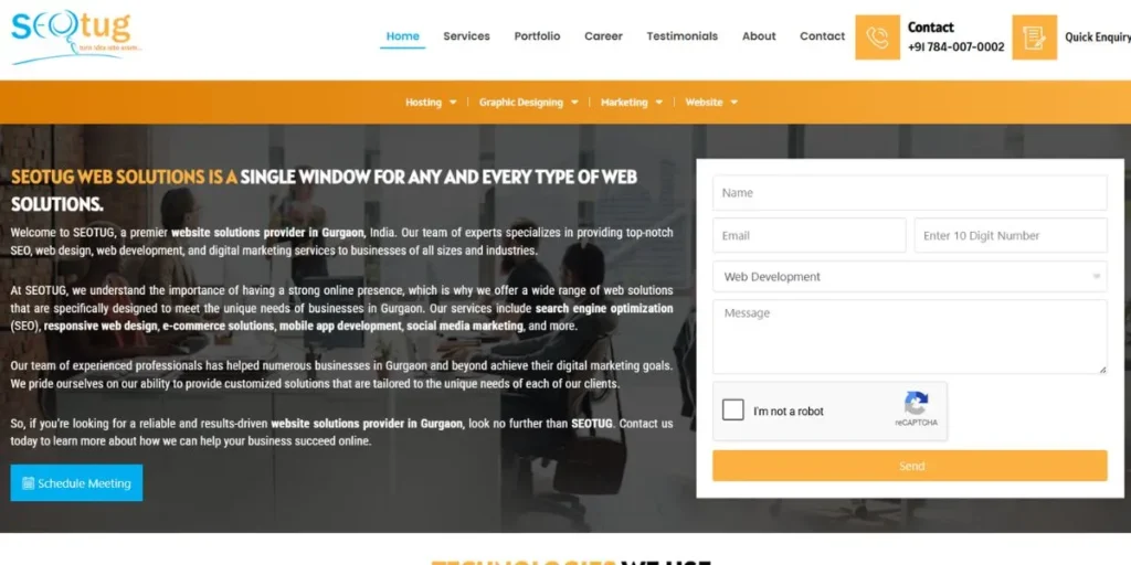 SEOTUG - Web Development Companies in Gurugram