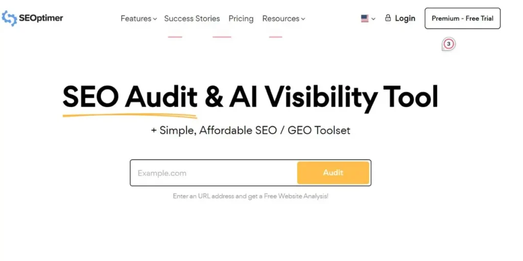 SEOptimer - Backlink Audit Tools