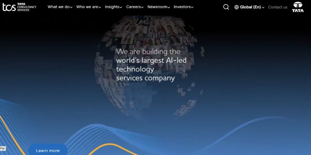 Tata Consultancy Services (TCS) - Best Web Development Company in India