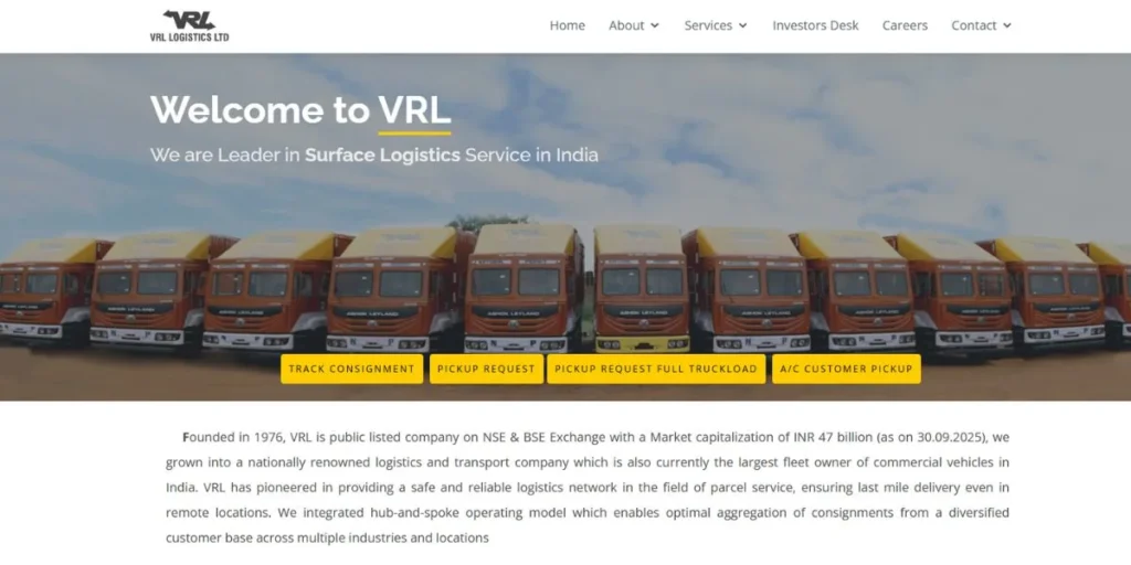 15 Best Logistics Companies in Mumbai (2026): JNPT, 3PL & Last-Mile Compared VRL Logistics - Logistics Companies in Mumbai