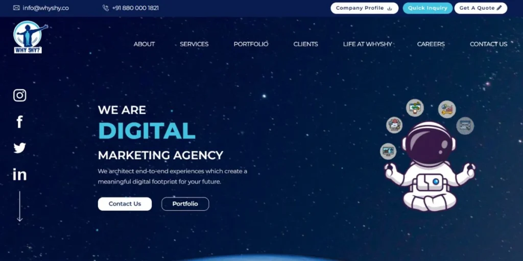 WHY SHY - Web Development Companies in Gurugram