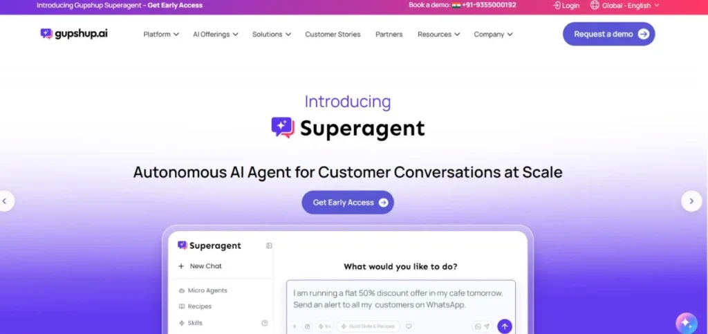 WhatsApp Chatbot Tools - Gupshup