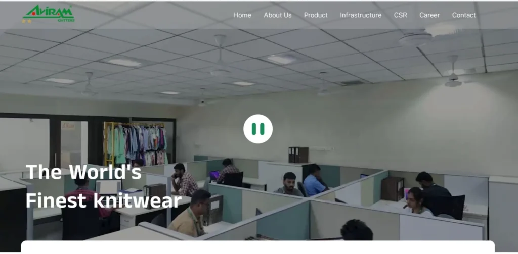Manufacturing Companies in Tirupur - Aviram Knitters