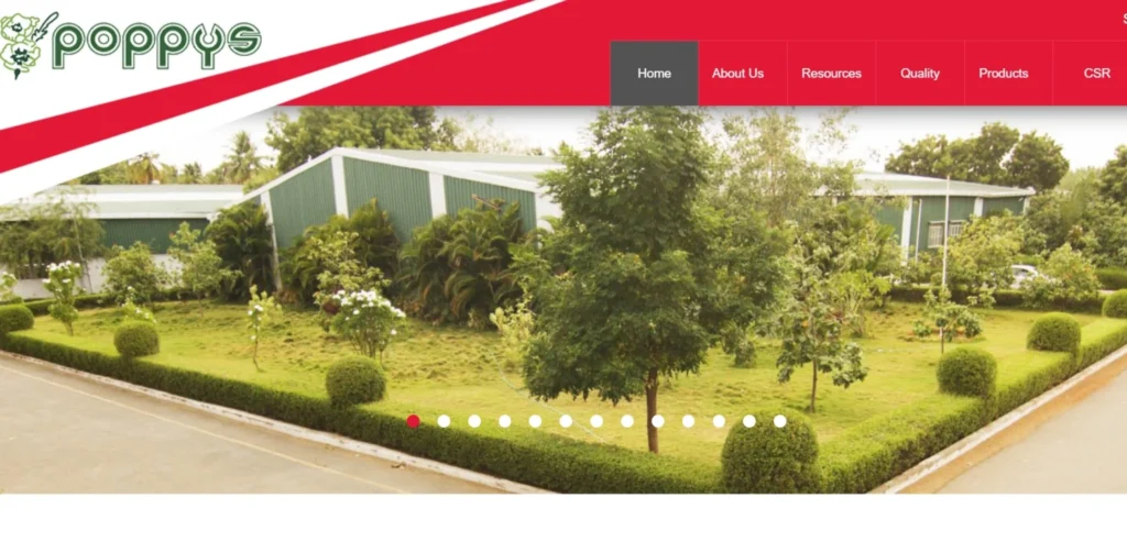 Manufacturing Companies in Tirupur - Poppy's Knitwear