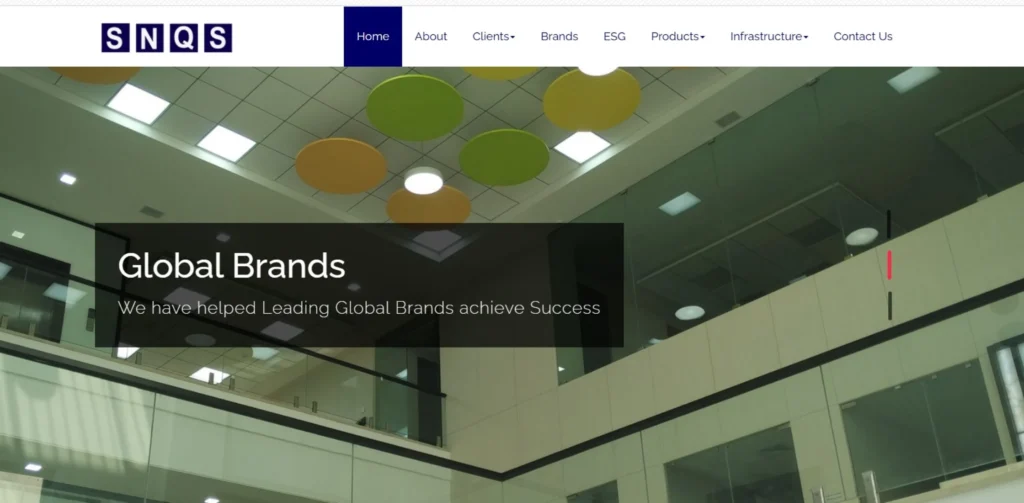 Manufacturing Companies in Tirupur - SNQS International